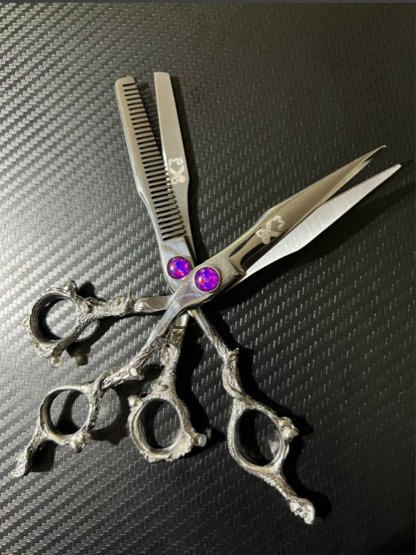 Silver Mazaro Shear Thinner Set