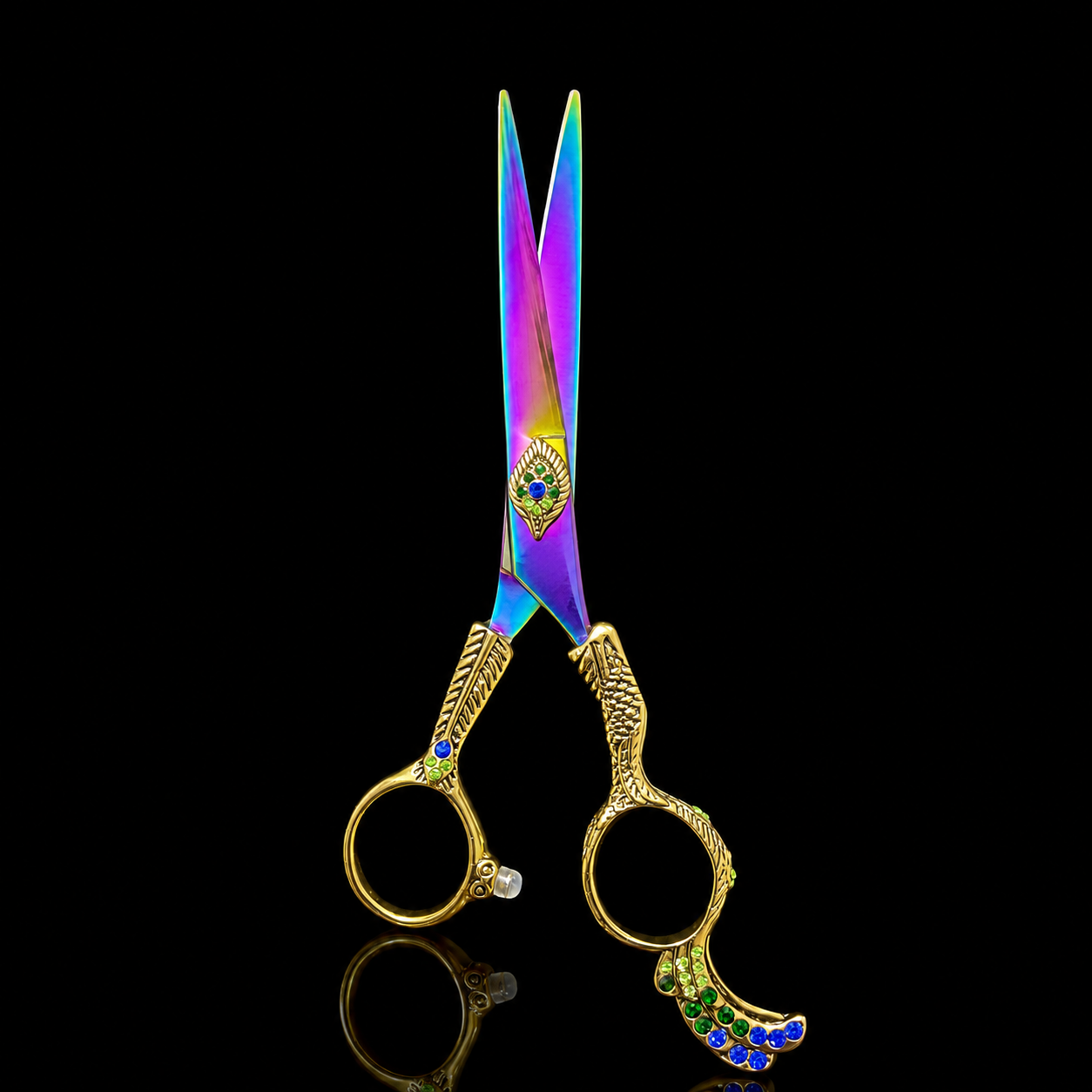 Rainbow Peacock Handle Shears
