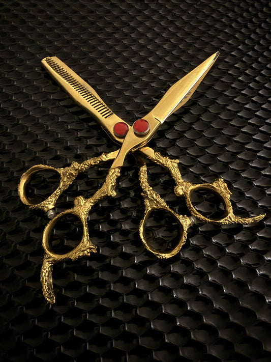 Golden Dragon Head Shear Thinner Set