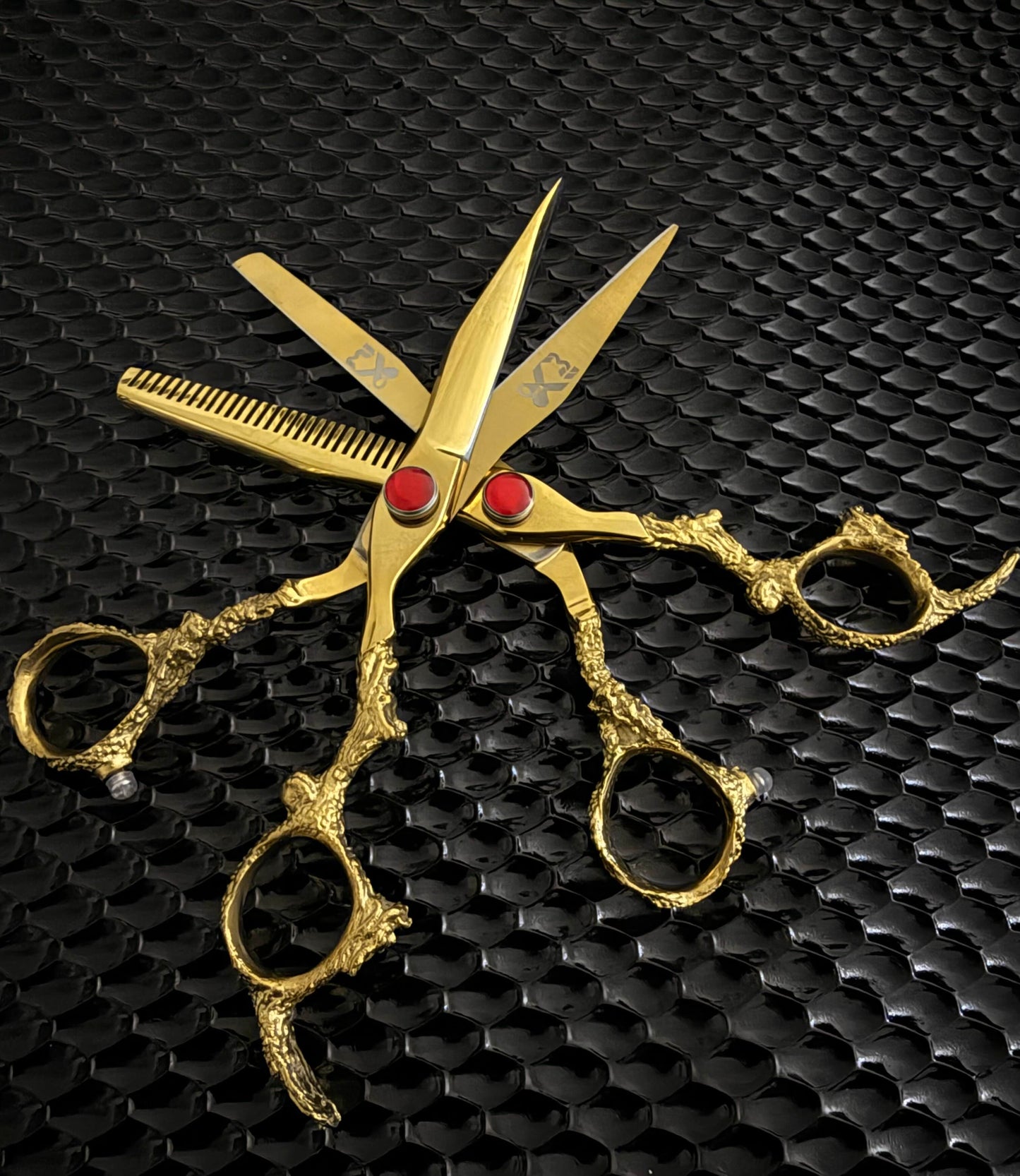 Golden Dragon Head Shear Thinner Set