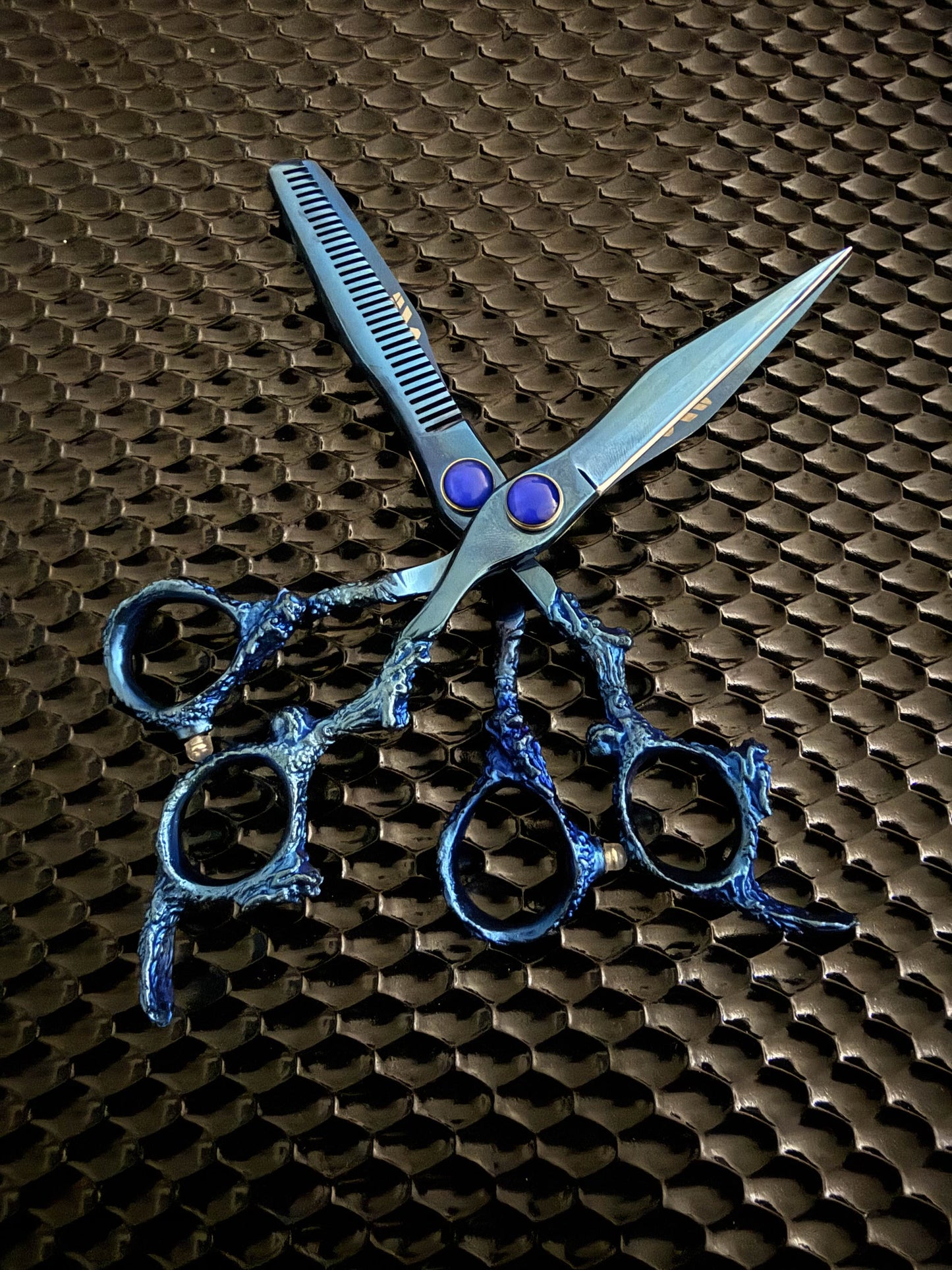Blue Dragon Handle Shear Thinner Set