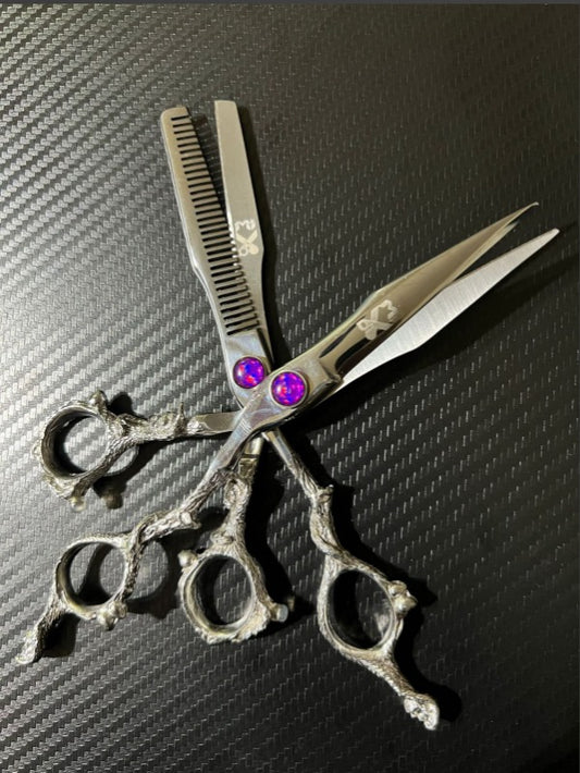 Silver Mazaro Shear Thinner Set