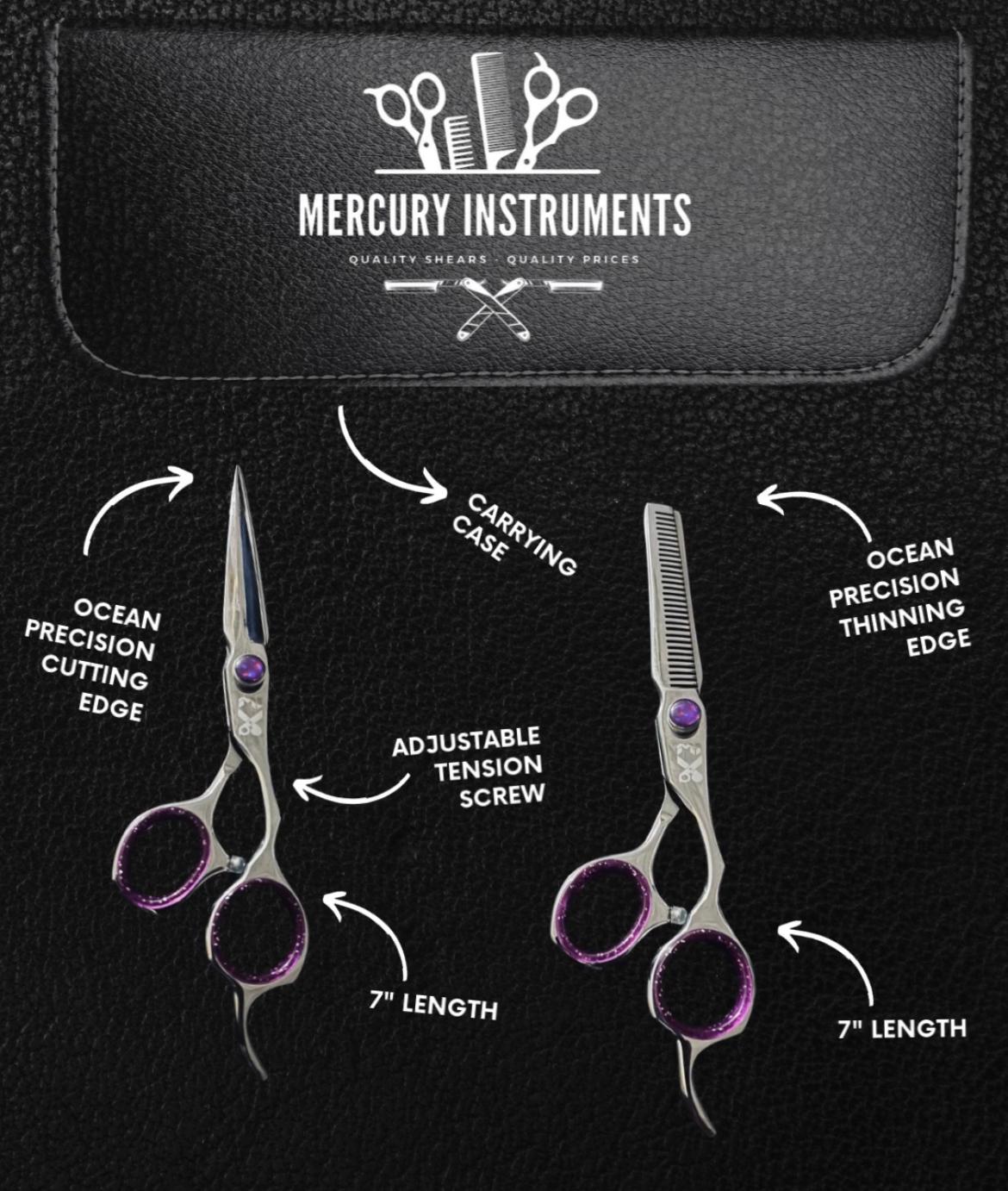 Purple Viper Shear Thinner Set 6.5"